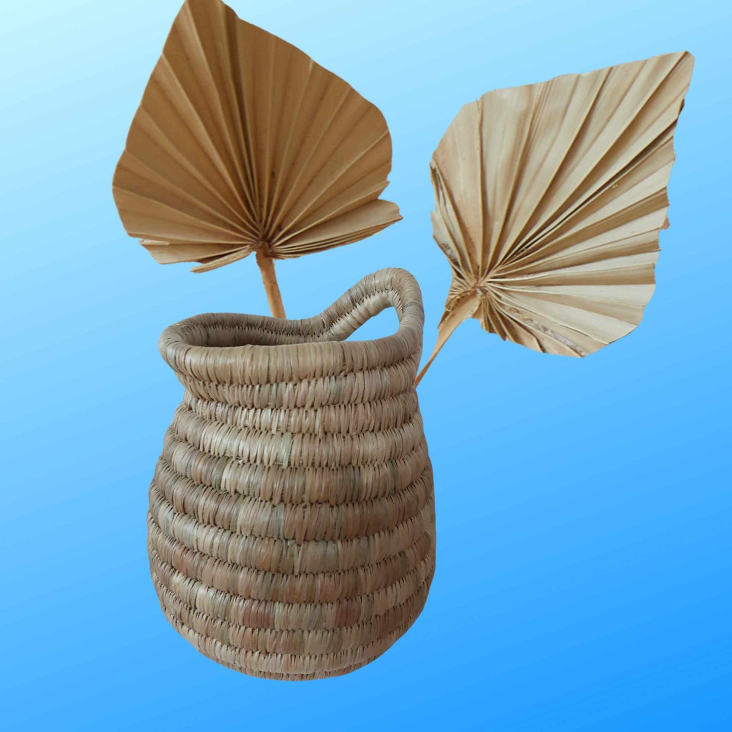 Hand woven jug